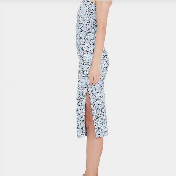 Bardot floral ruched midi dress - Picture 7 of 8